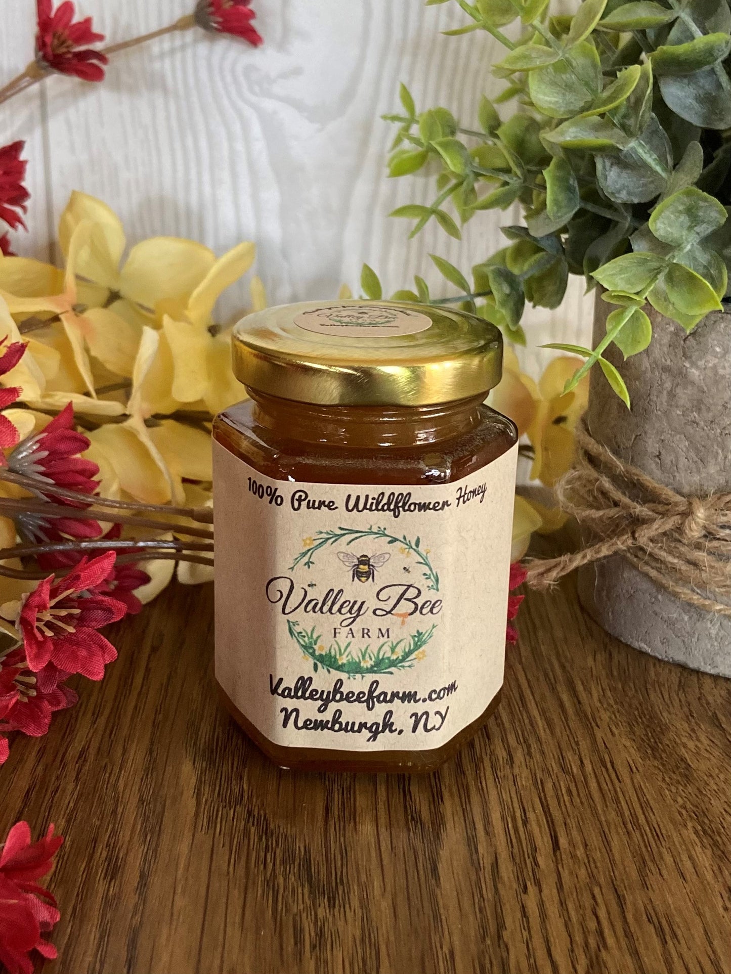 6 oz Hexagon Honey Jar