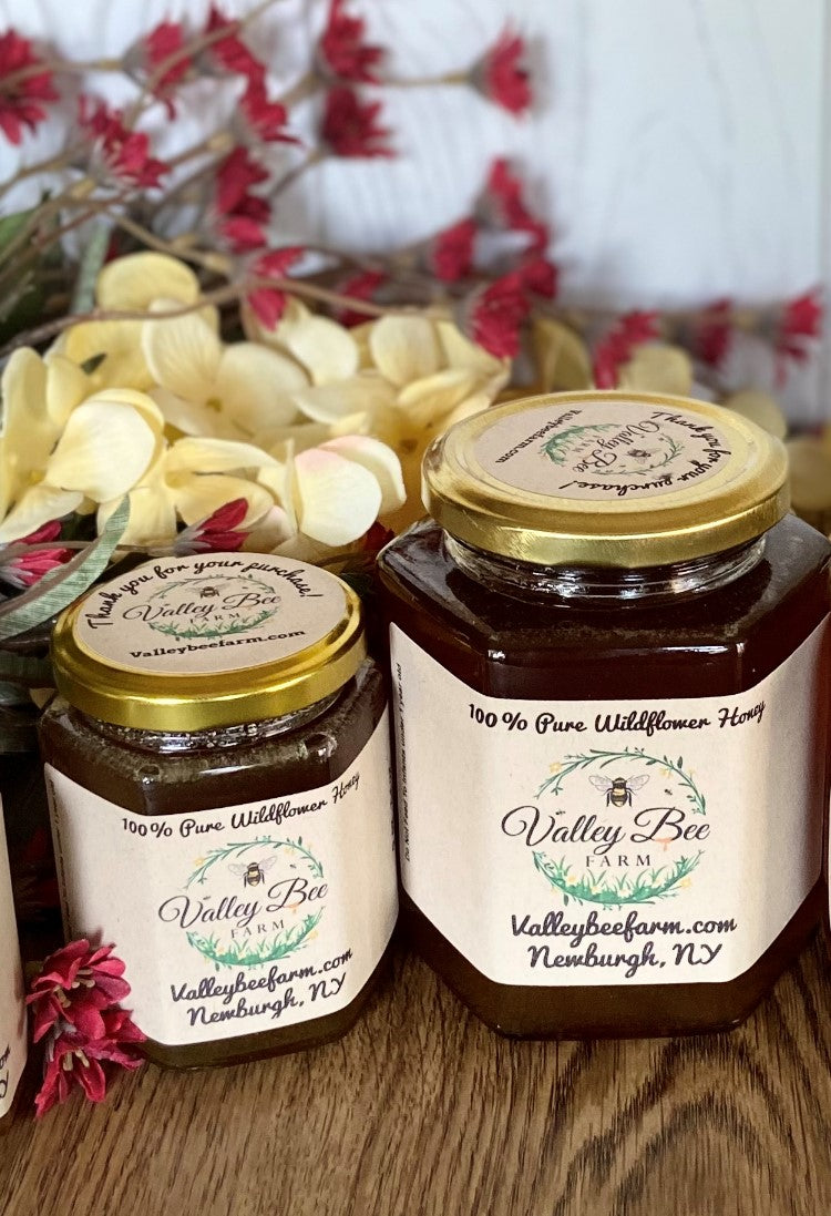 13 oz. Hexagon Honey Jar