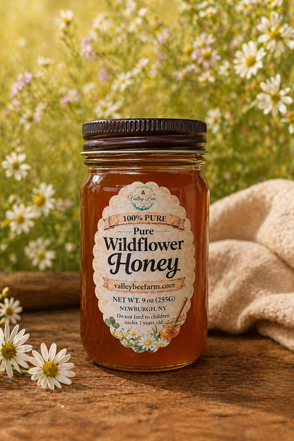 9 oz Hexagon Jar Honey