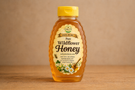 1lb. Squeeze Bottle Wildflower Honey