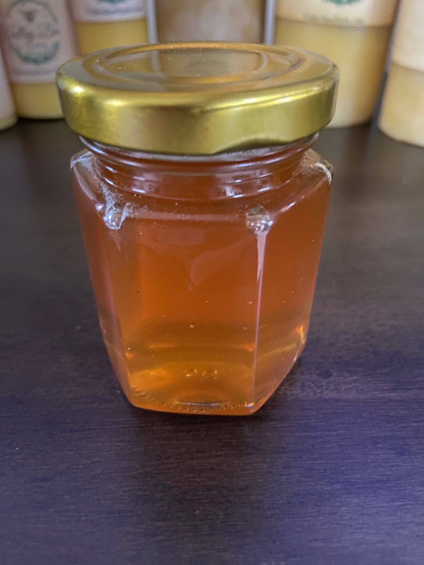 4 oz Hexagon Honey Jar