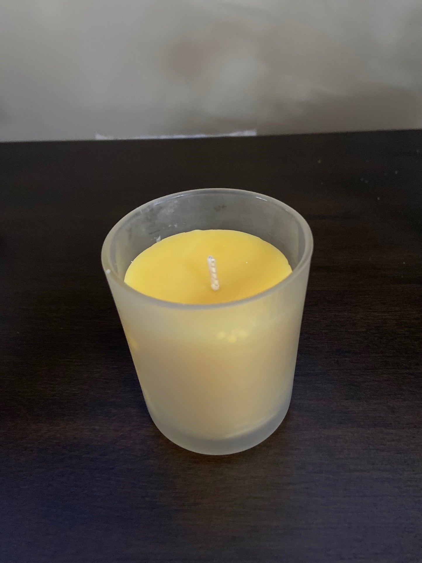 6 oz Beeswax Jar Candle-Natural and Pure, and Scented